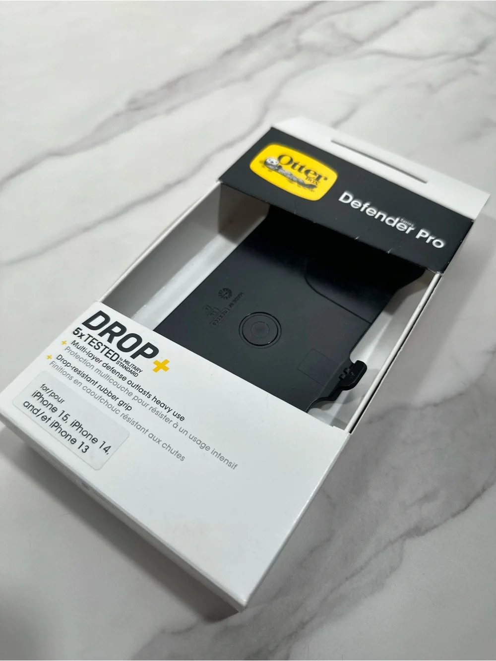 OtterBox Defender Pro Black Case iPhone 13, 14, 15 (Only Back Piece Included)